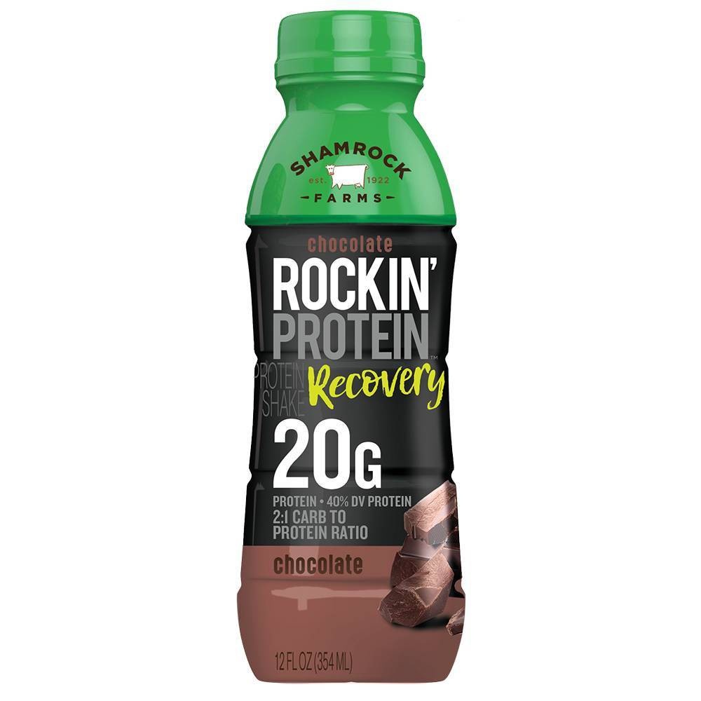 slide 1 of 1, Shamrock Farms Rockin Refuel Muscle Recovery Chocolate Milk - 12 fl oz, 