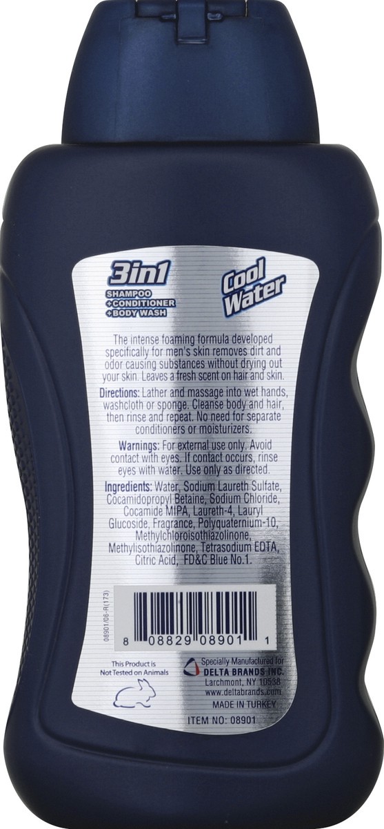 slide 3 of 4, Lucky 2 in 1 Cool Water Shampoo & Body Wash 12 fl oz, 12 fl oz