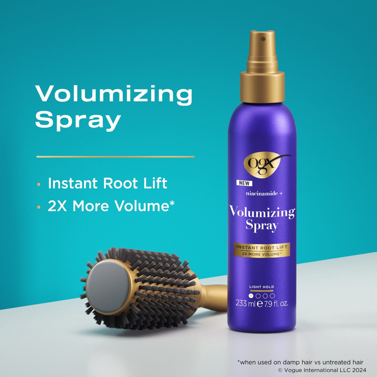 slide 5 of 6, Ogx Niacinamide + Volumizing Spray, 7.9 Oz, 7.9 oz