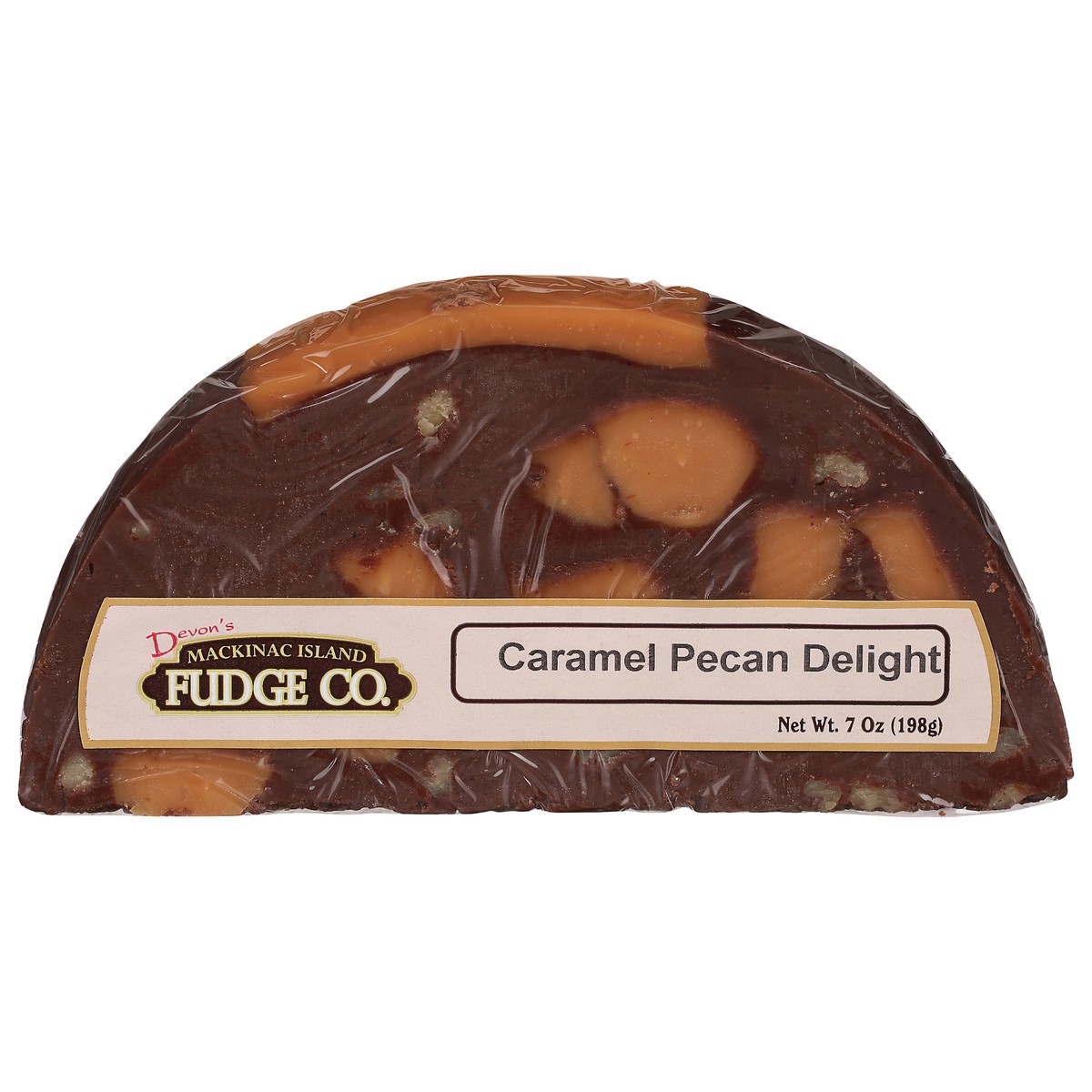 slide 1 of 13, Devon's Mackinac Island Fudge Co. Devons Fudge Caramel Pecan Delight, 7 oz