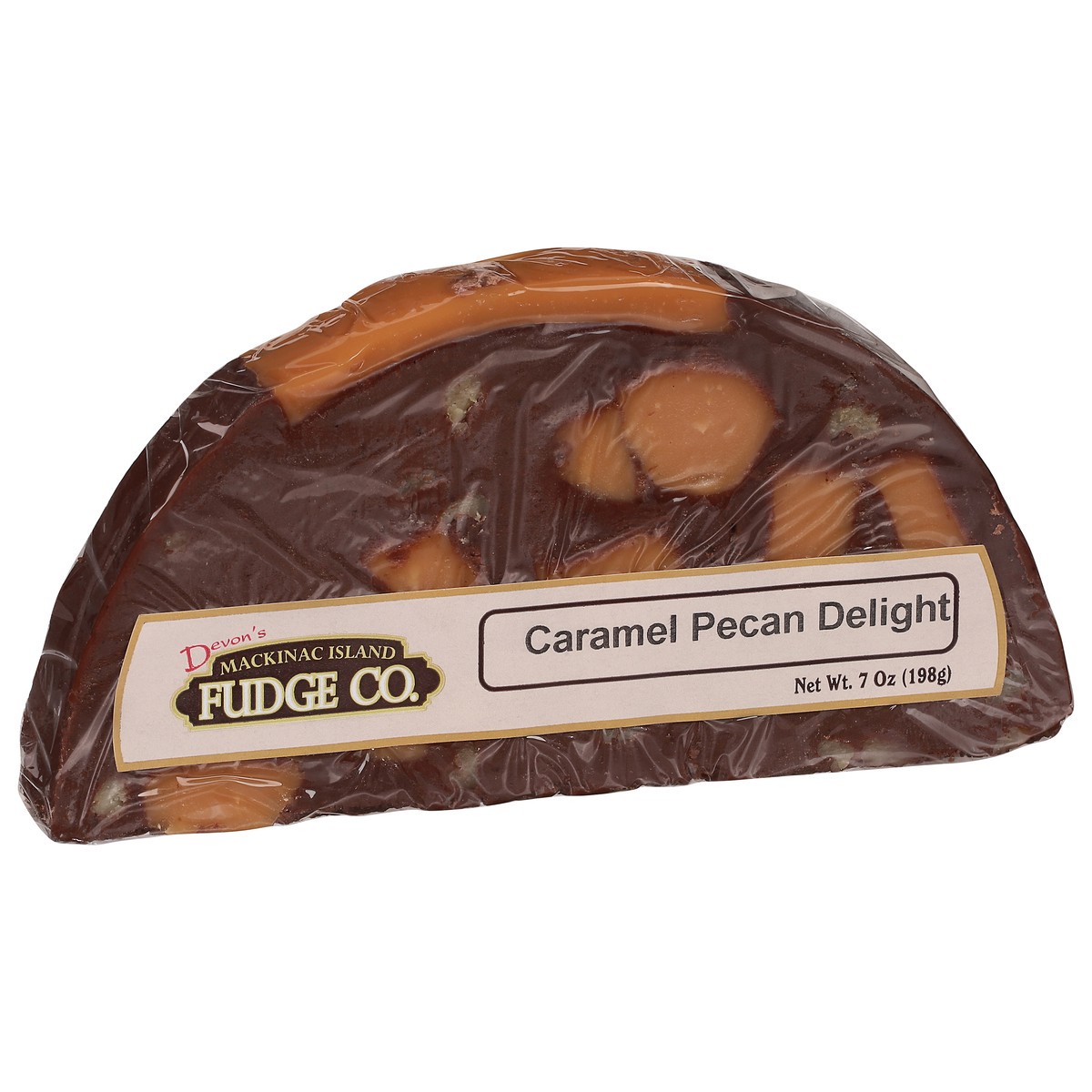 slide 6 of 13, Devon's Mackinac Island Fudge Co. Devons Fudge Caramel Pecan Delight, 7 oz