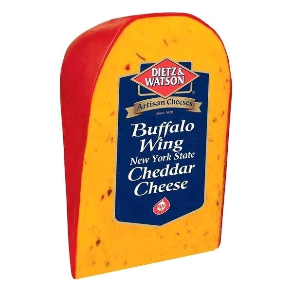 slide 1 of 1, Dietz & Watson Buffalo Wing New York Cheddar Cheese, 7.6 oz