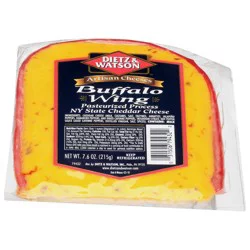 Dietz & Watson Buffalo Wing NY State Cheddar Cheese 7.6 oz