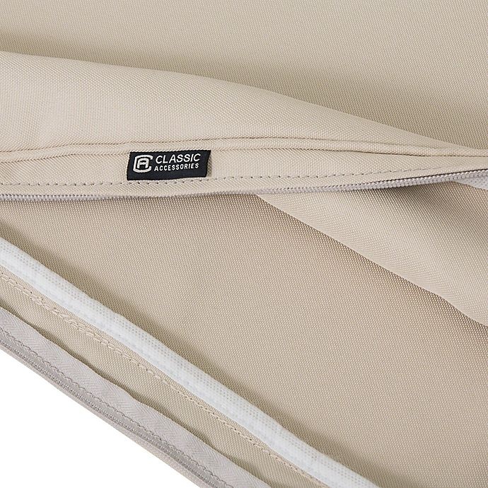 slide 10 of 11, Classic Accessories Montlake FadeSafe Dining Seat Cushion Slip Cover - Beige, 19 in