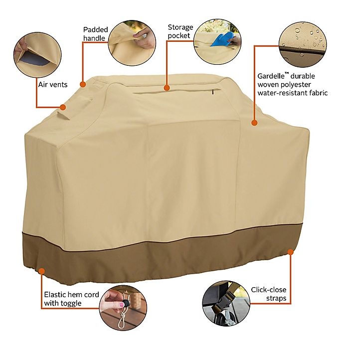 slide 13 of 16, Classic Accessories Veranda Large BBQ Cart Cover, 1 ct