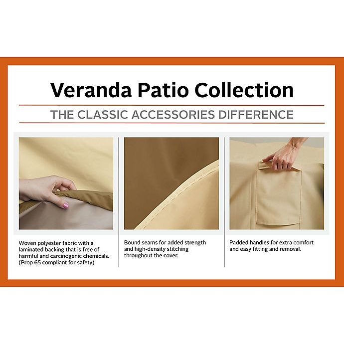 slide 14 of 16, Classic Accessories Veranda Large BBQ Cart Cover, 1 ct