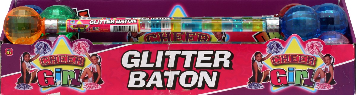 slide 2 of 2, Cheer Girl Glitter Baton, 1 ct