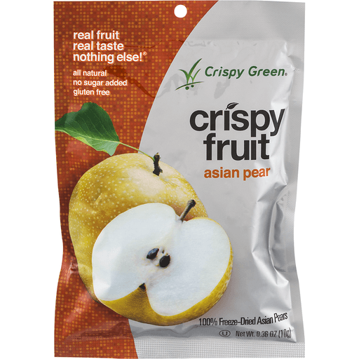 slide 2 of 9, Crispy Green Crispy Fruit 100% Freeze-Dried Asian Pears, 0.36 oz