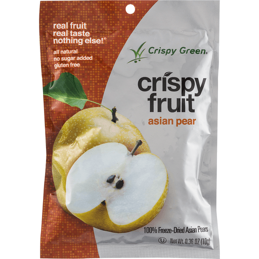 slide 4 of 9, Crispy Green Crispy Fruit 100% Freeze-Dried Asian Pears, 0.36 oz