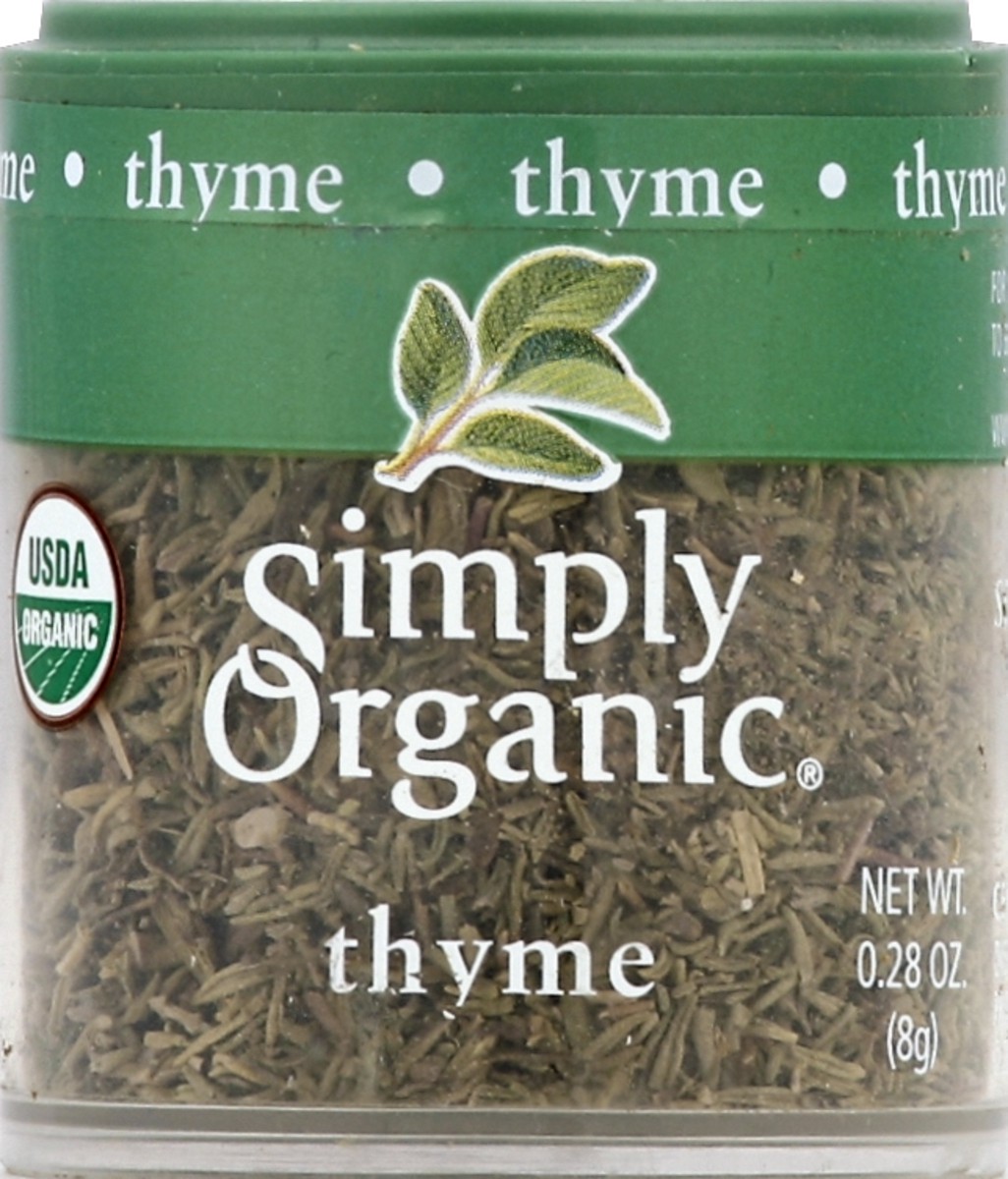 slide 1 of 2, Simply Organic Thyme 0.28 oz, 0.28 oz