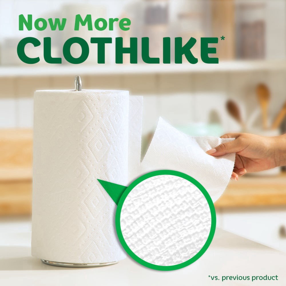 slide 5 of 9, Bounty Select-A-Size Paper Towels, 12 Double Plus Rolls, White, 113 Sheets Per Roll, 12 ct