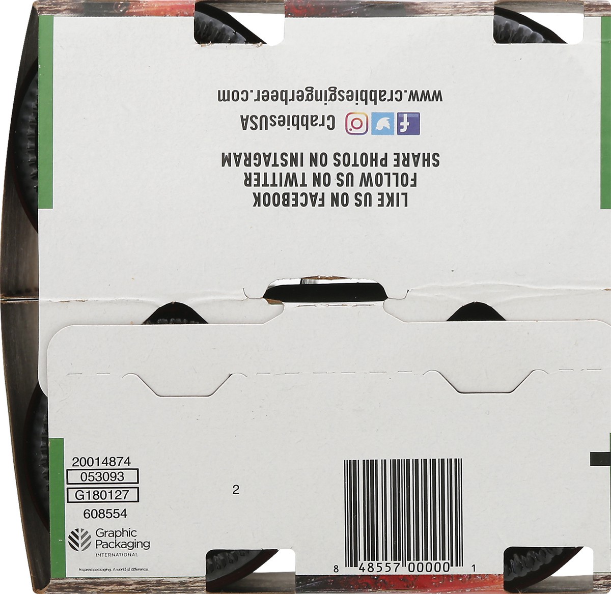 slide 8 of 9, Crabbie's Alcoholic Original Ginger Beer 4 ea, 4 ct; 11.2 oz