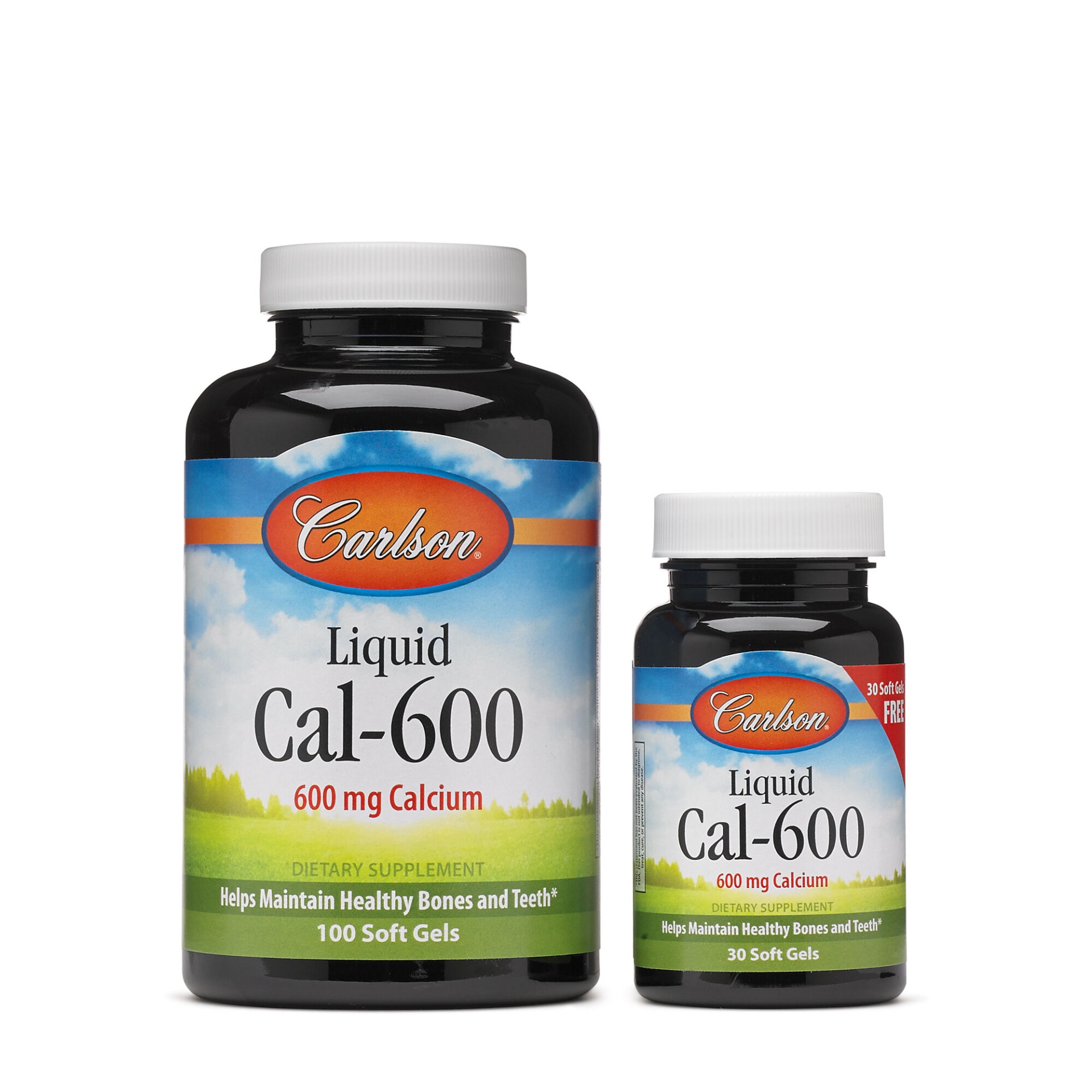 slide 1 of 1, Carlson Liquid Cal-600, 100 ct