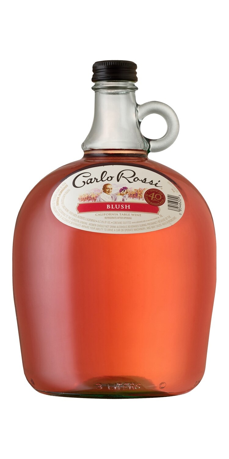 slide 1 of 1, Carlo Rossi Blush, 3 liter