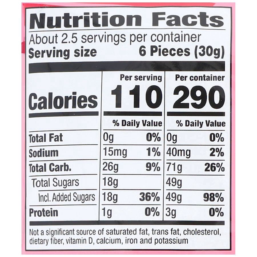 slide 2 of 5, Nice! Gummy Peelable Candy Peach, 2.82 oz