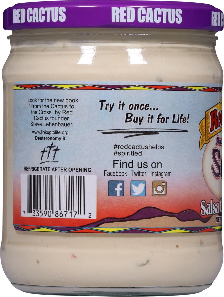 slide 14 of 14, Red Cactus America's Sweet White Salsa Con Queso Dip 15 oz, 15 oz