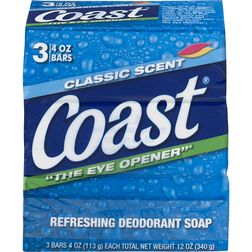 slide 1 of 1, Coast Classic Scent Bar Soap, 12 oz