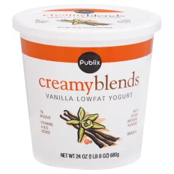 Publix Creamy Blends Low Fat Vanilla Yogurt
