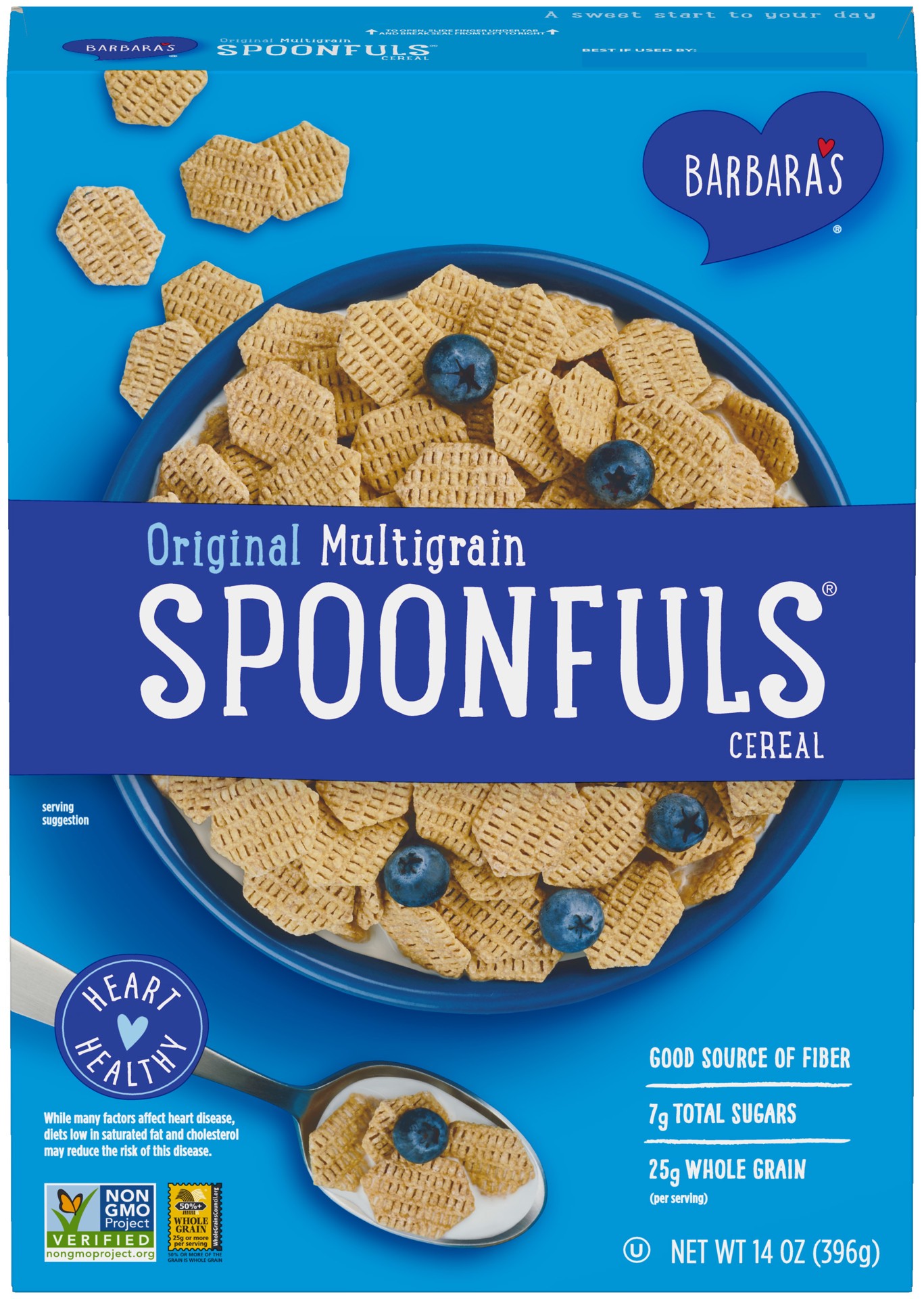 slide 2 of 5, Barbara's Spoonfuls Original Multigrain Cereal, 14 OZ Box, 14 oz