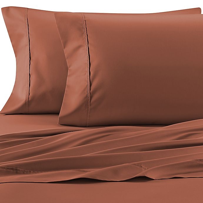 slide 1 of 2, Therapedic Celliant 400-Thread-Count Standard Pillowcases - Terracotta, 2 ct