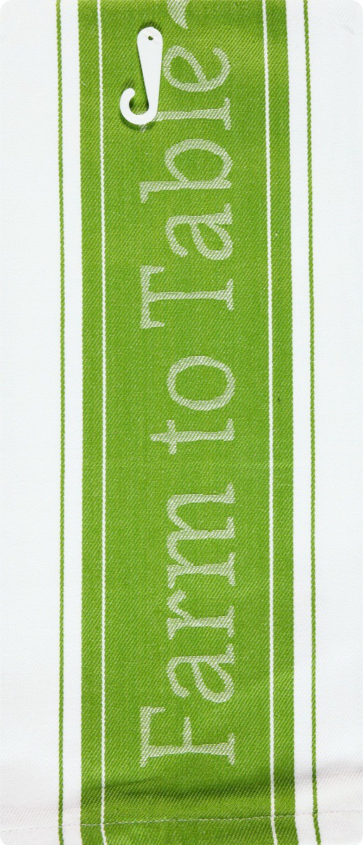 slide 4 of 9, MUkitchen 100% Cotton Jacquard Farm to Table Dishtowel 1 ea, 1 ct
