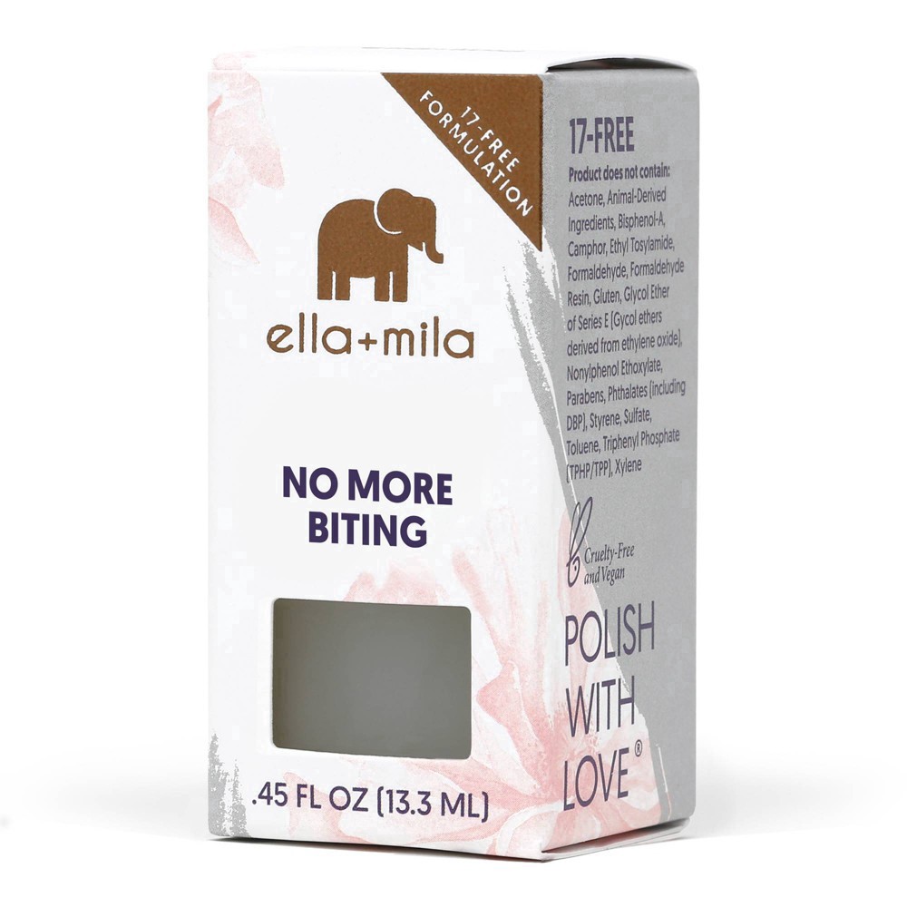 slide 4 of 19, ella+mila Nail Care No More Biting - 0.45 fl oz, 0.45 fl oz