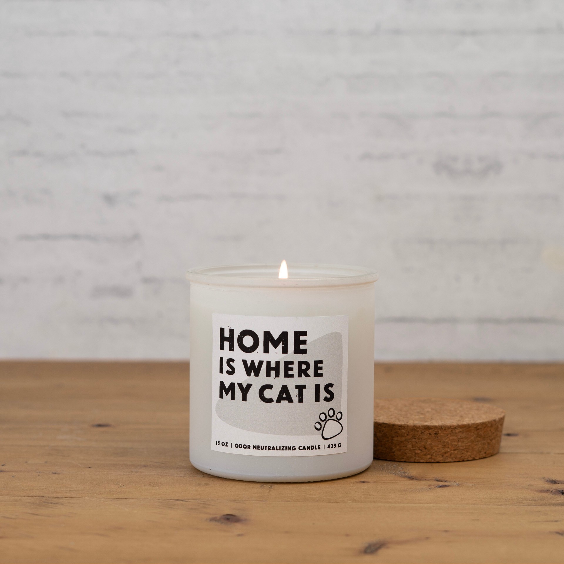 slide 2 of 2, NORTHERN LIGHTS 15Oz Pet Candle Where My Cat Is, 1 ct