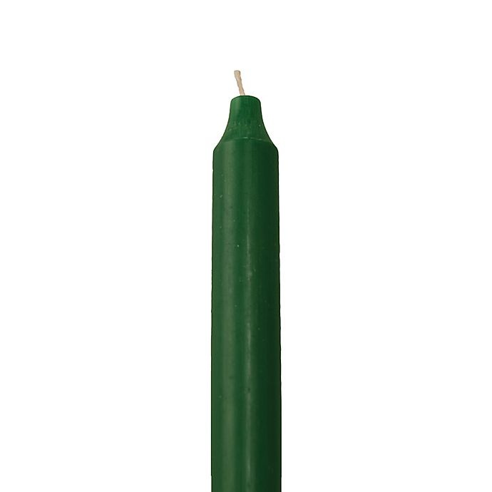 slide 1 of 1, Northern Lights Candles Taper Candle - Hunter Green, 12 in