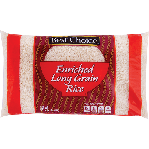 slide 1 of 1, Best Choice Long Grain Rice, 32 oz