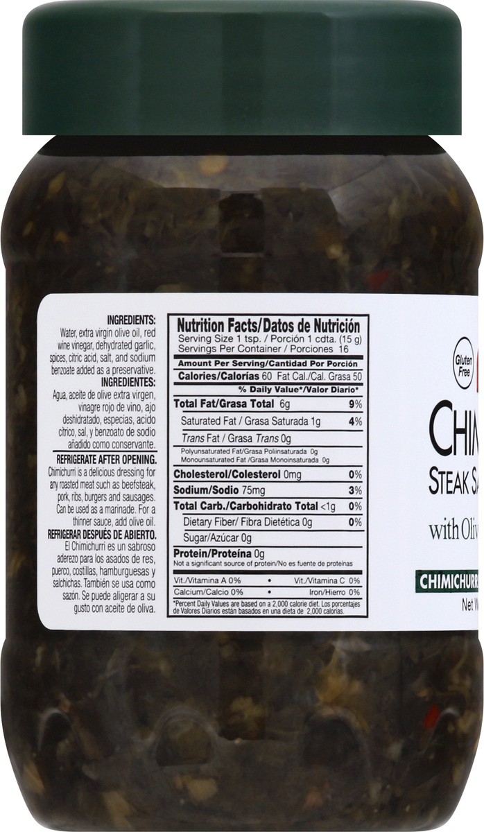 slide 7 of 9, Badia Chimichurri with Olive Oil Steak House 8 oz, 8 oz