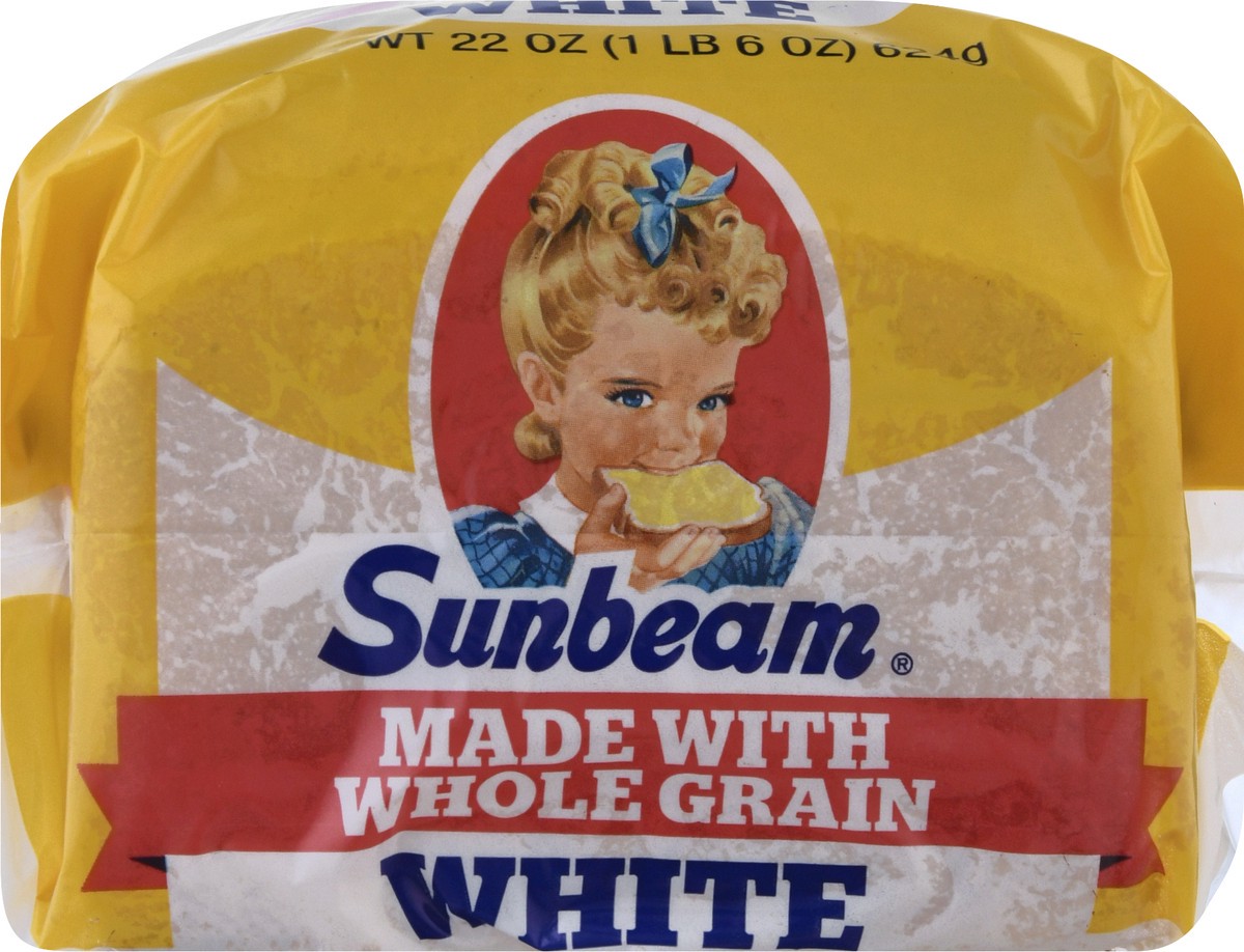 slide 8 of 9, Sunbeam White Bread with Whole Grain 22 oz, 22 oz