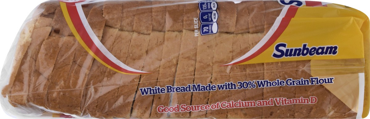 slide 7 of 9, Sunbeam White Bread with Whole Grain 22 oz, 22 oz