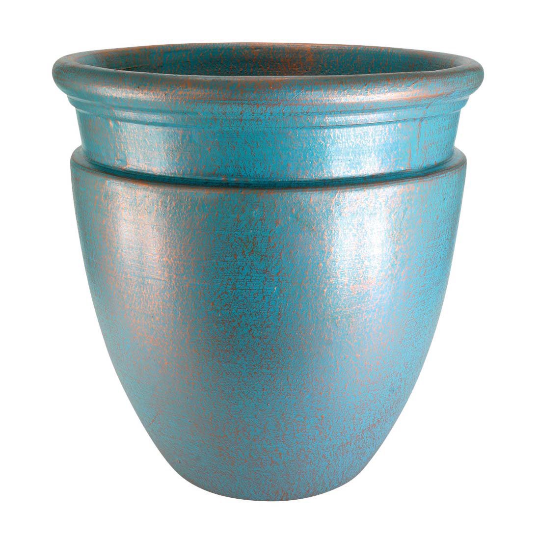 slide 1 of 1, PR Imports Blue Copper Copa Planter, 23 in