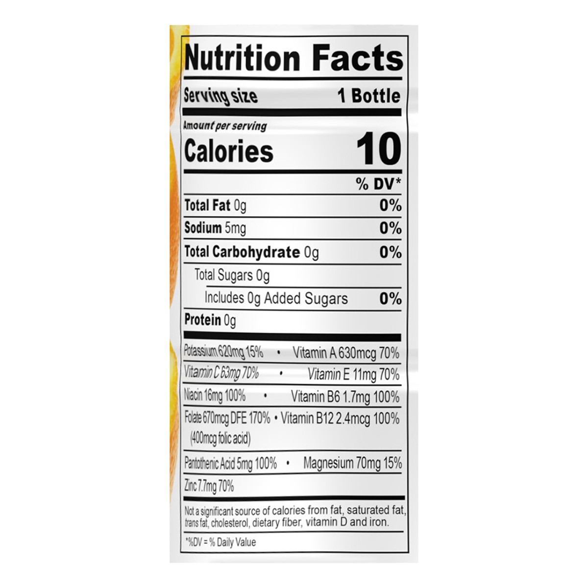 slide 13 of 13, BODYARMOR Zero Sugar Orange Electrolyte Sports Drink, 16 fl oz Bottle, 16 fl oz