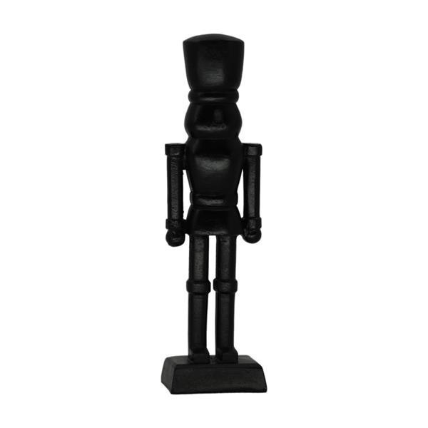 slide 1 of 1, Hy-Vee 8" Black Nutcracker, 1 ct