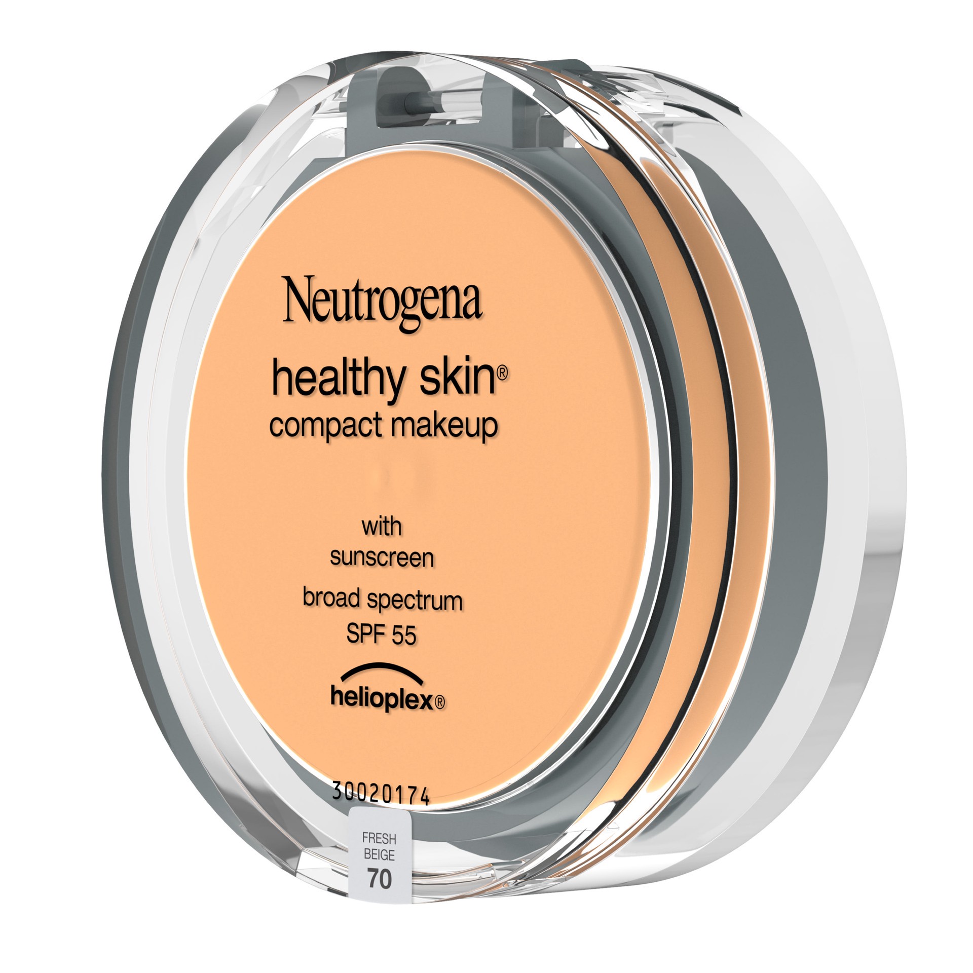 slide 2 of 7, Neutrogena Healthy Skin Compact Makeup Foundation, Broad Spectrum Spf 55, Fresh Beige 70,.35 Oz., 0.35 oz