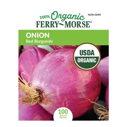 Ferry Morse Onion Seeds, Red Burgundy, Organic