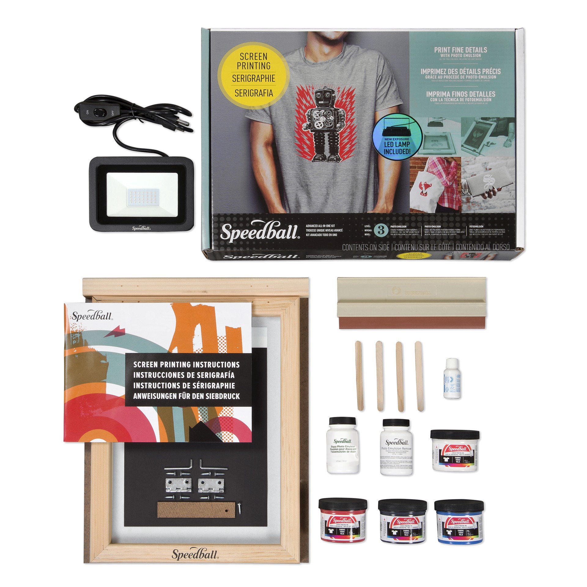 slide 3 of 4, Speedball Advanced All-In-One Screen Printing Kit, 1 ct