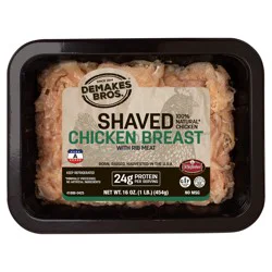 Demakes Bros. Chicken Breast Shaved Fresh - 6 x 1 lb