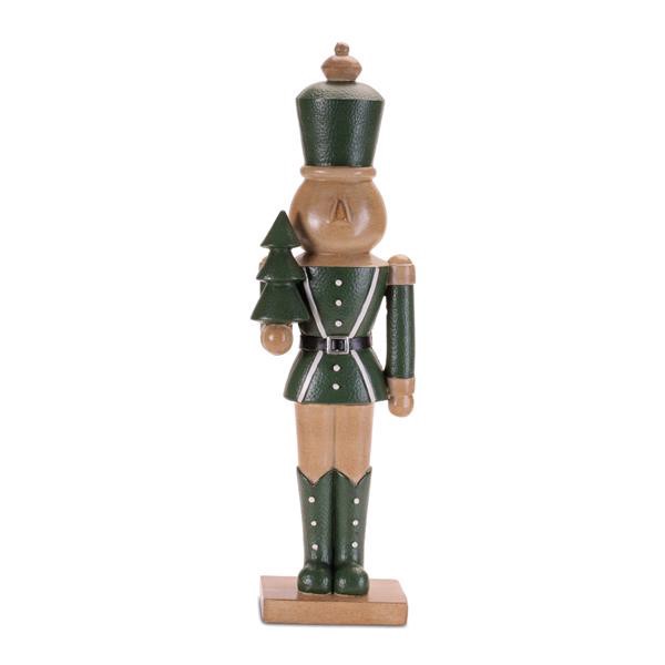 slide 1 of 1, Hy-Vee 14" Nutcracker Soldier With Tree, 1 ct