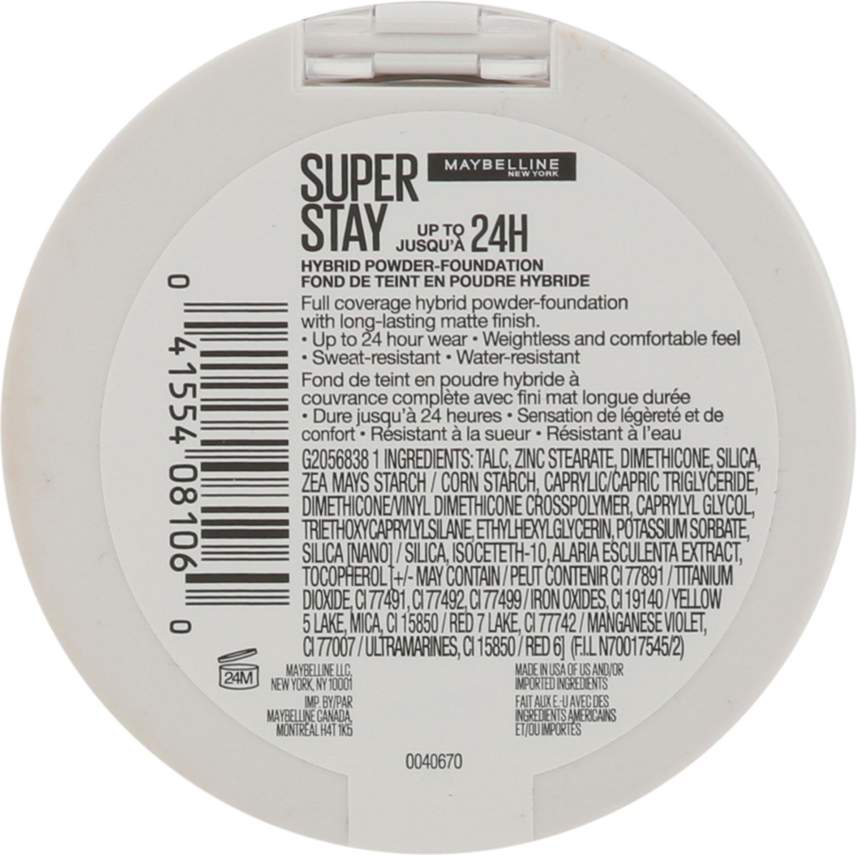 slide 6 of 9, Super Stay 370 Hybrid Powder-Foundation 0.21 oz, 0.21 oz