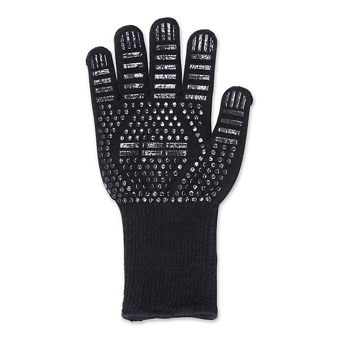 slide 1 of 7, RSVP Grill Gloves - Black, 1 ct