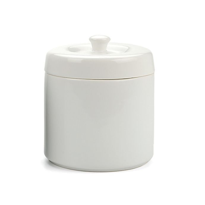 slide 1 of 1, RSVP Stoneware Grease Keeper - White, 1 ct