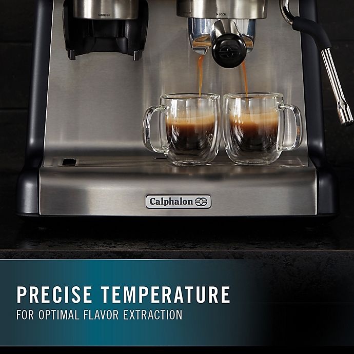 slide 2 of 5, Calphalon Temp iQ Espresso Machine with Grinder, 1 ct