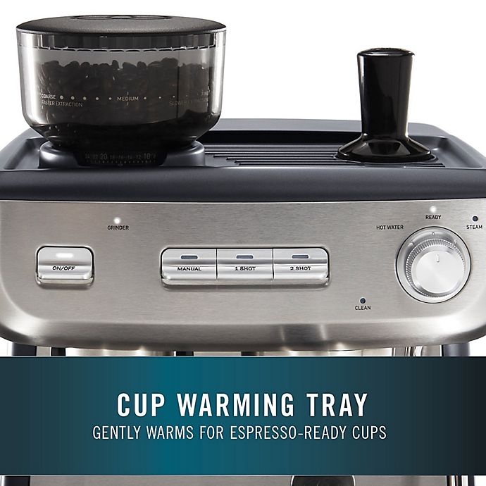 slide 5 of 5, Calphalon Temp iQ Espresso Machine with Grinder, 1 ct