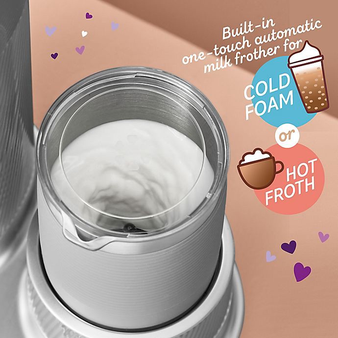 slide 3 of 6, Mr. Coffee 4-in-1 Single-Serve Latte Lux - Grey, 1 ct