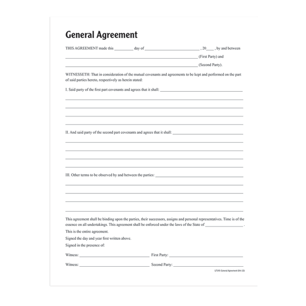 slide 2 of 2, Adams General Agreement, 1 ct