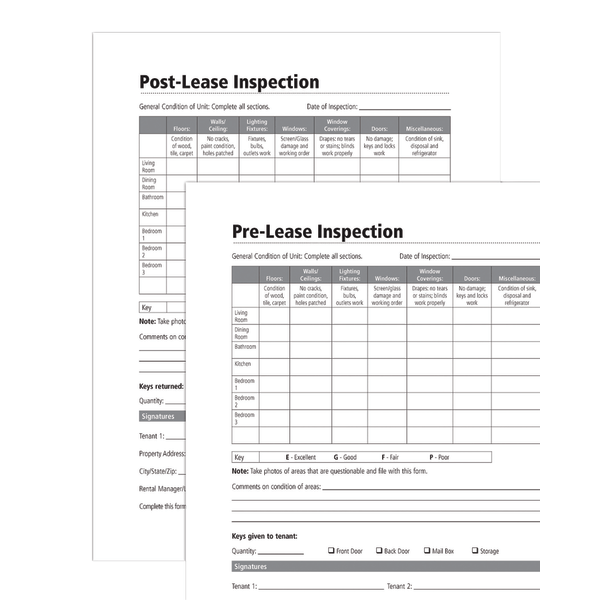 slide 2 of 2, Adams Pre-Lease & Post-Lease Inspections, 1 ct