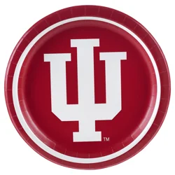 Indiana Hoosiers University Paper Plates