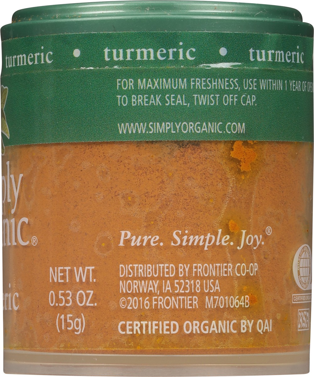 slide 7 of 11, Simply Organic Turmeric Ground Mini Org, 0.53 oz